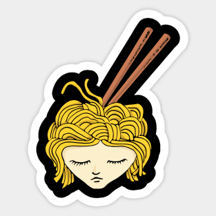 Noodle Queen Sticker